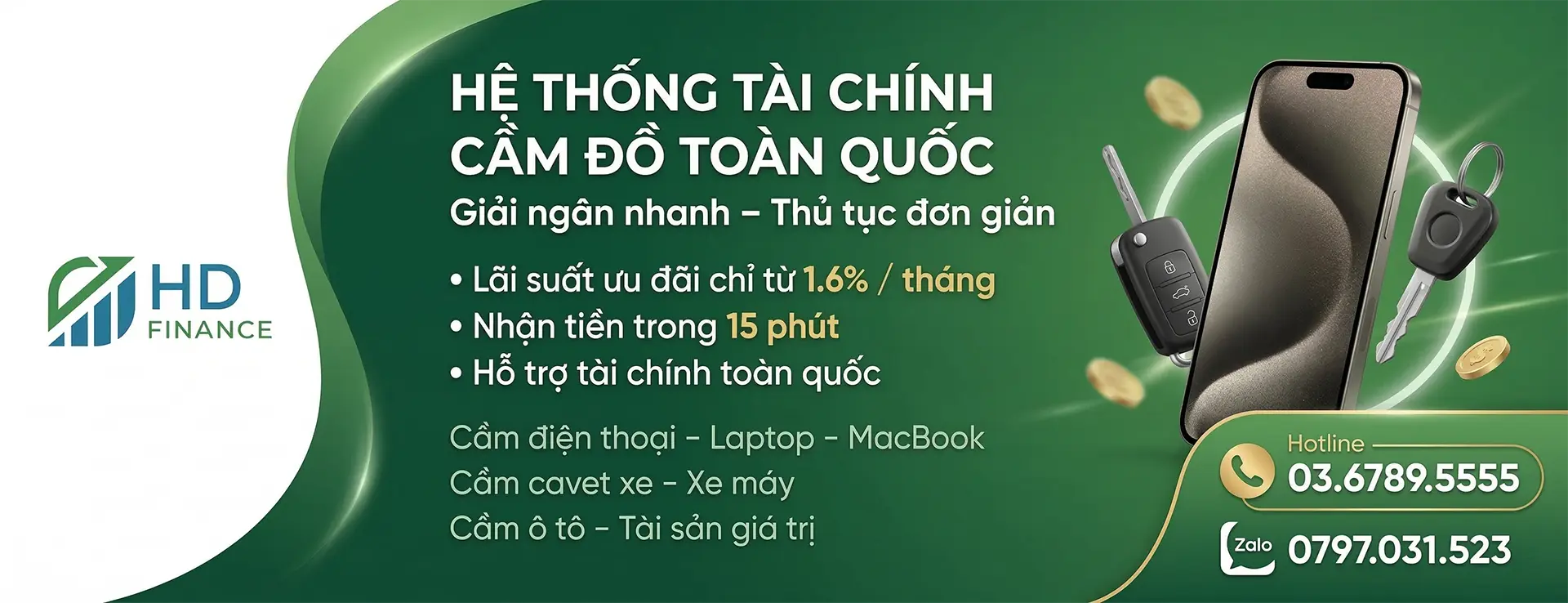 HD Finance Banner - Tài Chính Tin Cậy Cho Mọi Nhà